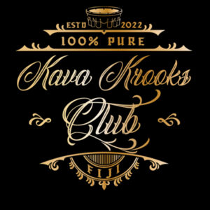 Kava Krooks Club - Gold - Mens Block T shirt Design