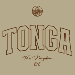 Tonga - The Kingdom - 676 - Mens Stencil Hoodie Design