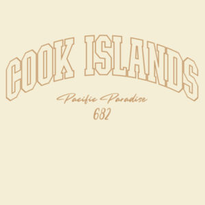 Cook Islands Pacific Paradise 682 - Mens Heavy Long Sleeve Tee Design