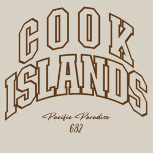 Cook Islands Pacific Paradise 682 - Mens Stencil Hoodie Design