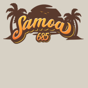 Samoa Sunset Palms - Mens Supply Hood Design