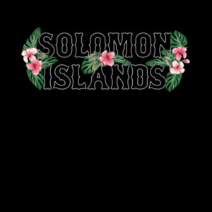 Solomon Islands Pink Hibiscus - Kids Youth T shirt Design