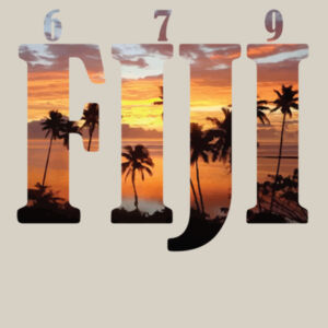 Fiji 679 Sunset - Mens Heavy Crew Design