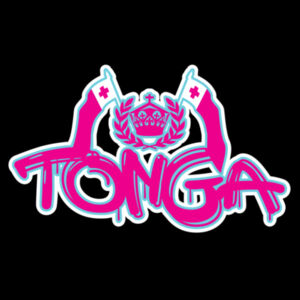 Tonga pink graffiti - AS Colour Bucket Hat Design