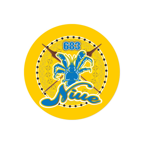 Niue 683 STAMP - Coaster - Round Hardboard Thumbnail