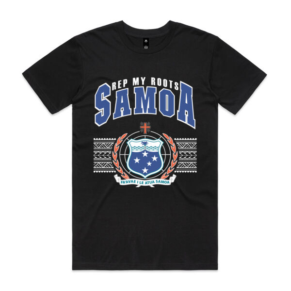 Samoa Coat of Arms - Hornets Colorway - Mens Staple T shirt Thumbnail