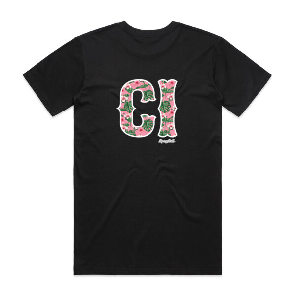 Cook Islands Pink Hibiscus - Mens Staple T shirt Thumbnail