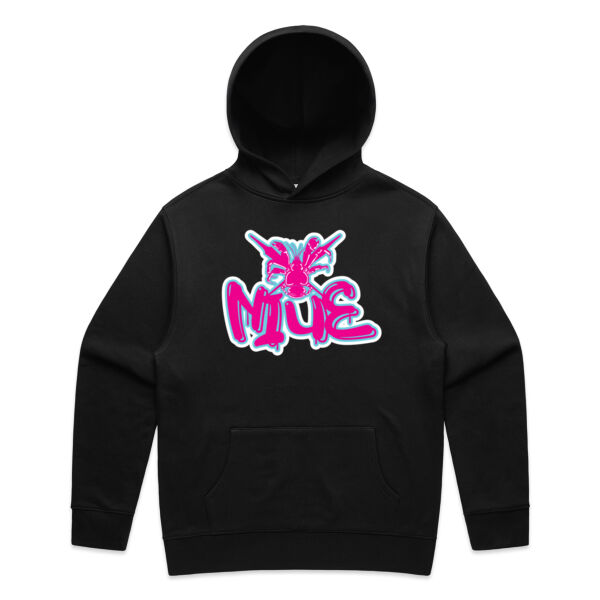 Niue 683 - pink graffiti - Mens Relax Hood Thumbnail